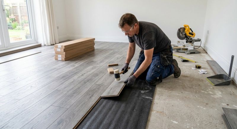 Laminate Floor Installation in Beloit, OH