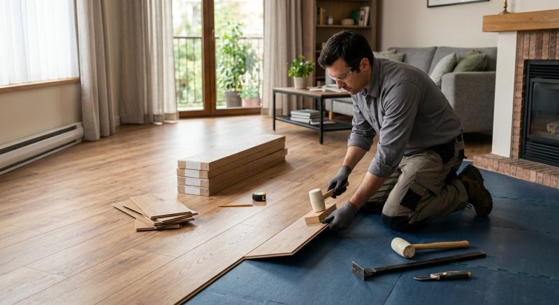 Laminate Floor Installation in Damascus, OH