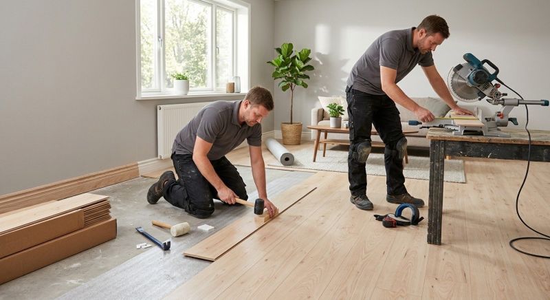 Laminate Floor Installation in North Benton, OH