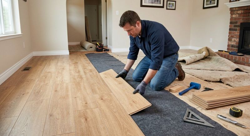 Laminate Floor Remodeling in Youngstown, OH