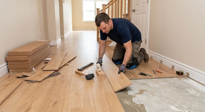 Laminate Floor Replacement in North Benton, OH
