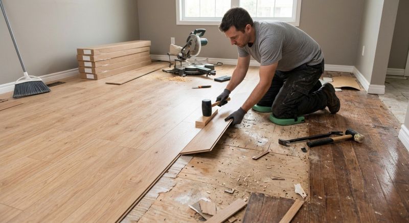 Laminate Floor Replacement in Salem, OH