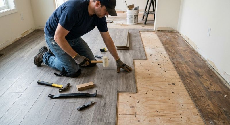 Laminate Floor Replacement in Struthers, OH