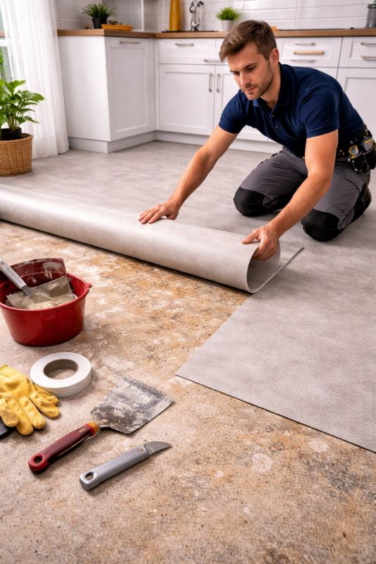 Linoleum Floor Installation in Salem, OH