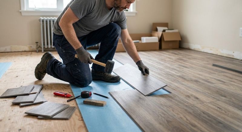 Linoleum Floor Installation in Struthers, OH