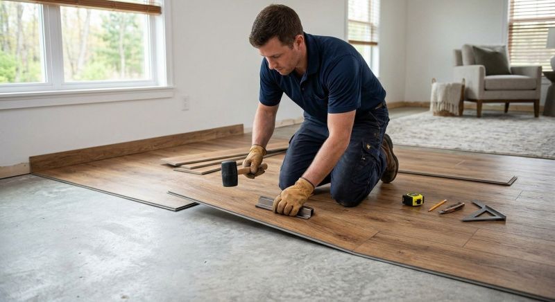 Luxury Vinyl Tile Installation in Trumbull County, OH