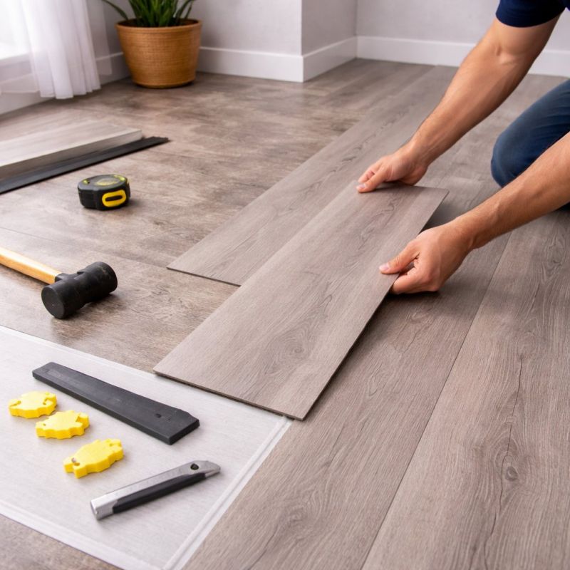 Luxury Vinyl Tile Installation in Vienna, OH