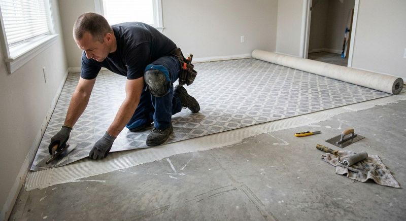 Sheet Flooring Installation in North Benton, OH