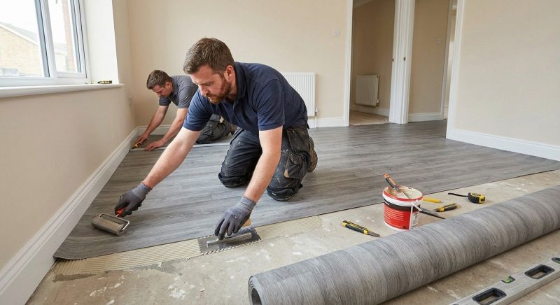 Sheet Linoleum Installation in Youngstown, OH