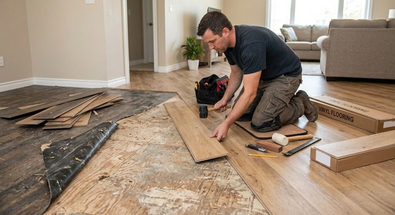 Vinyl Flooring Installation in Warren, OH